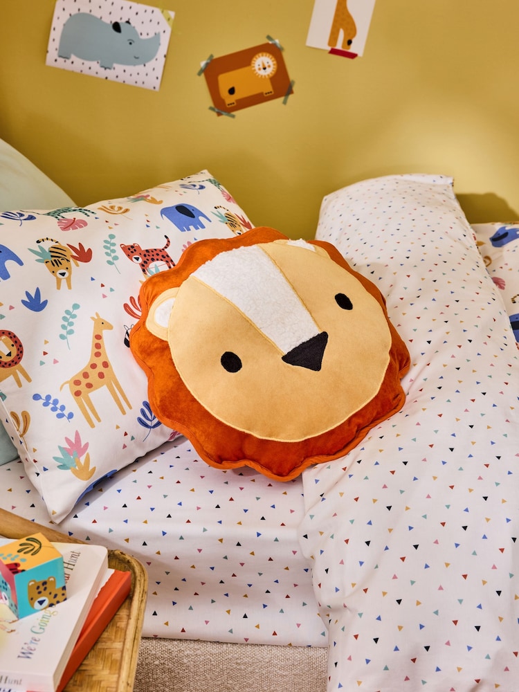 Подушка с львом Jojo Maman Bébé Luca - Изображение 1 из 5 Подушка с львом Jojo Maman Bébé Luca - Изображение 1 из 5