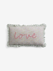 Jojo Maman Bébé Ditsy Love Frill Cushion - Изображение 4 из 6