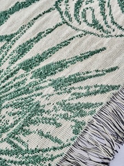 Multi Jacquard Leaf Throw - Image 3 of 5