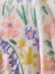 Floral Sherpa Reverse Throw - Imagem 3 de 5