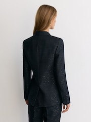 Однобортный блейзер с отделкой пайетками Reiss Anneleise - Изображение 5 8