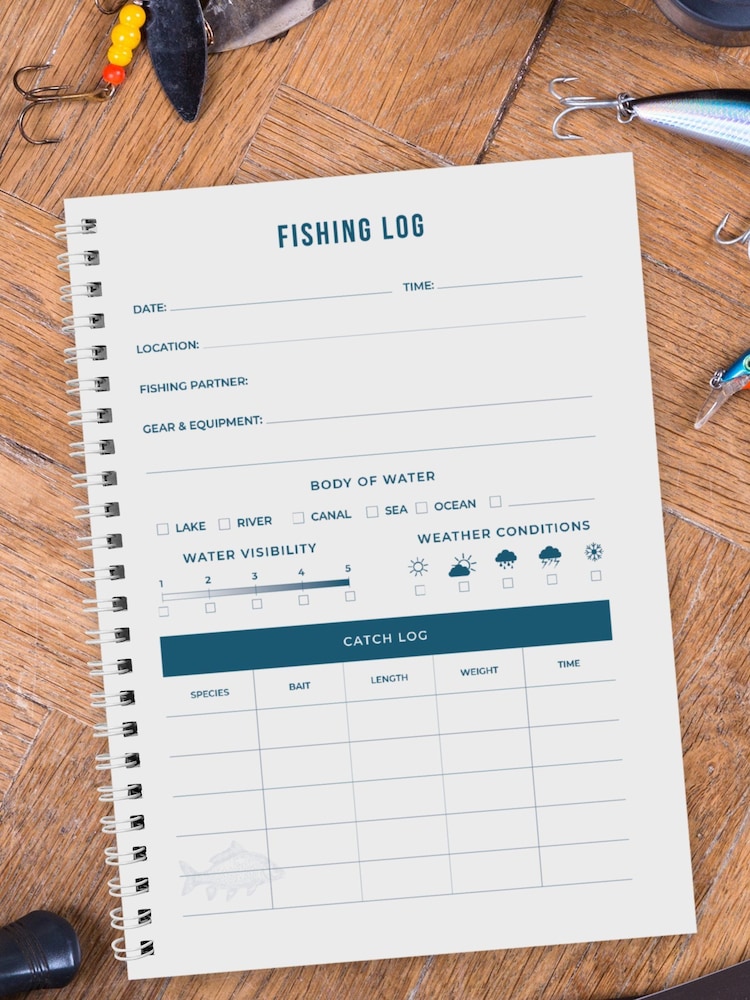 Personalised Fishing Log Book by PMC - Image 2 of 3