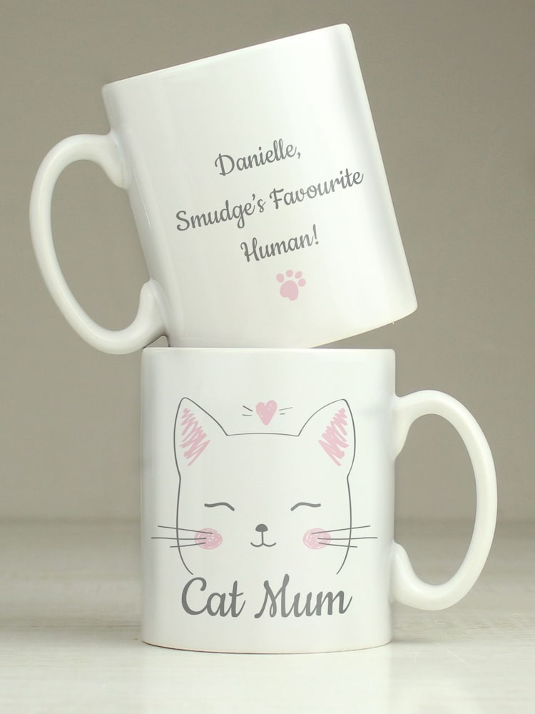 Natural Personalised Cat Mum Mug By PMC - Image 2 of 4