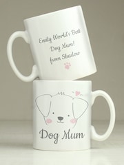 Natural Personalised Dog Mum Mug By PMC - Image 1 of 4