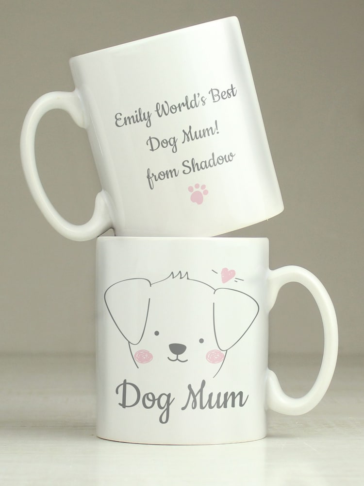 Natural Personalised Dog Mum Mug By PMC - Image 1 of 4