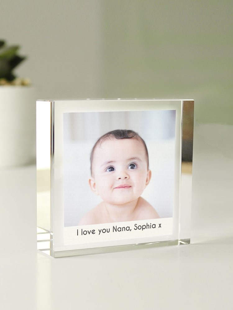 Personalised Photo Upload Crystal Token Ornament by PMC - Image 1 of 3 Personalised Photo Upload Crystal Token Ornament by PMC - Image 1 of 3