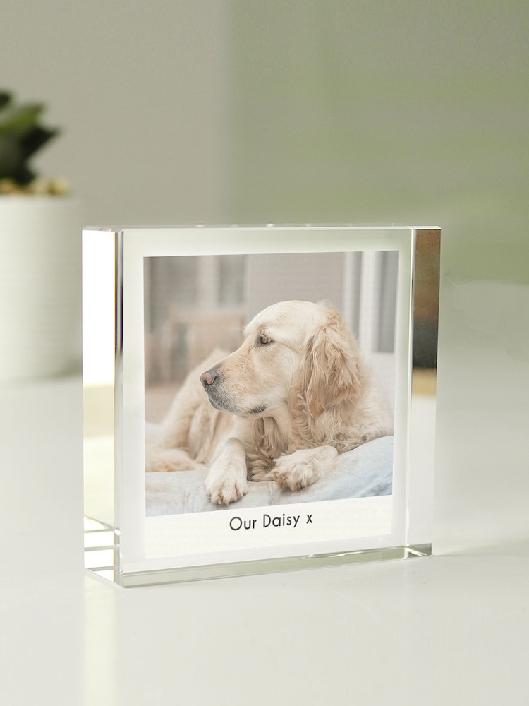 Personalised Photo Upload Crystal Token Ornament by PMC - Image 3 of 3