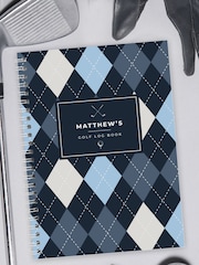 Personalised Golf Log Book by PMC - Image 1 of 3