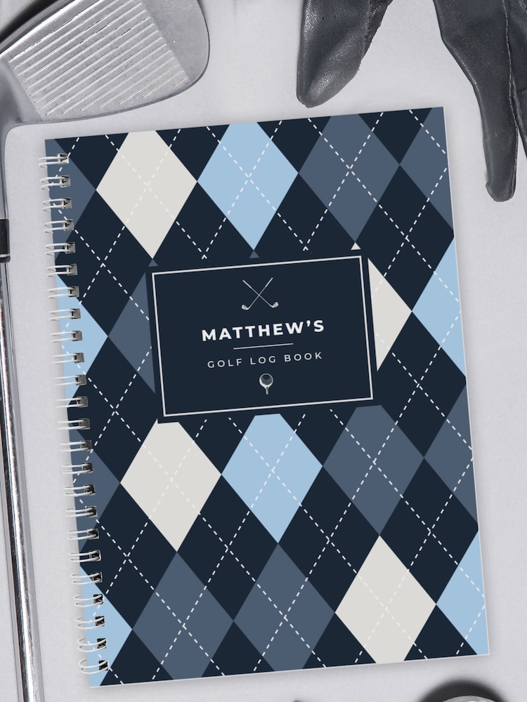 Personalised Golf Log Book by PMC - Image 1 of 3