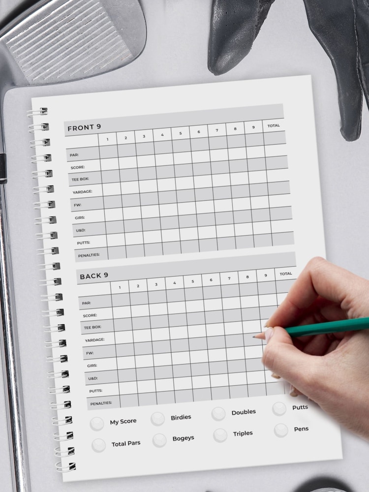 Personalised Golf Log Book by PMC - Image 2 of 3