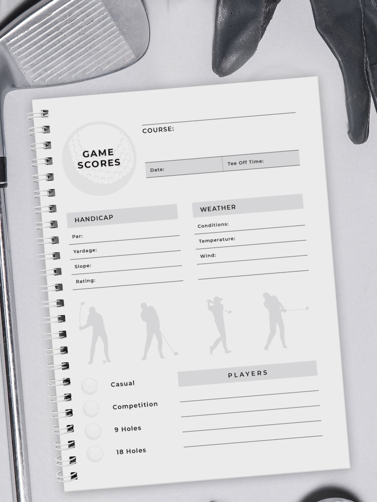 Personalised Golf Log Book by PMC - Image 3 of 3