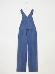 FatFace Jeanie Blue Denim Jumpsuit - Image 2 of 2