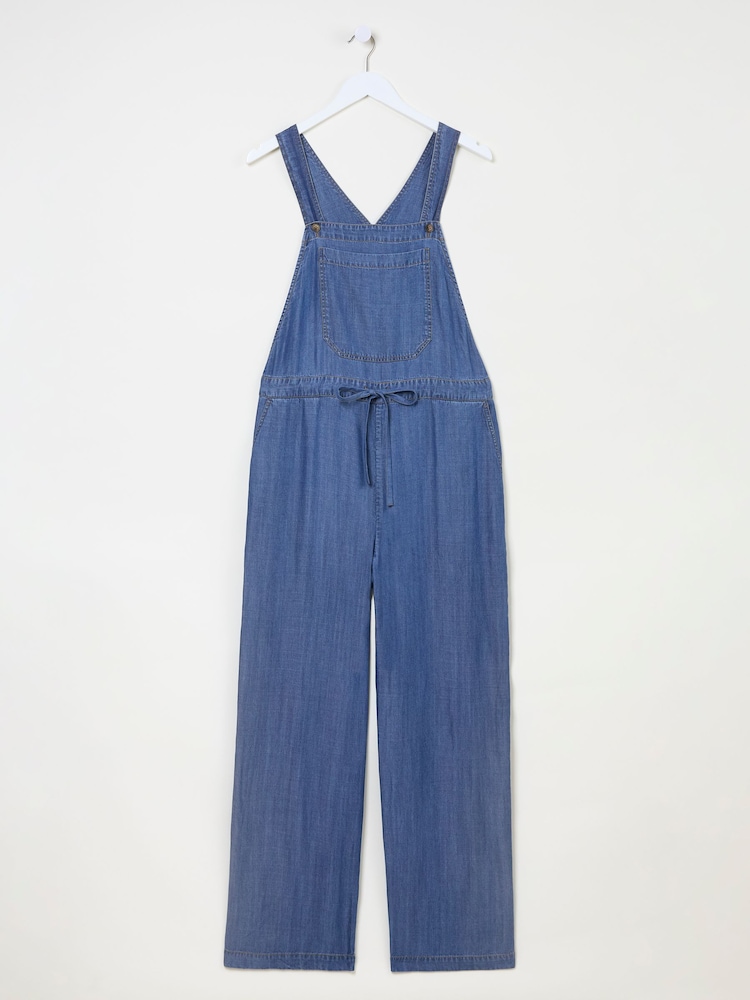 FatFace Jeanie Blue Denim Jumpsuit - Image 2 of 2