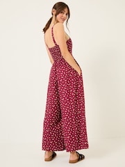 FatFace Burgundy Red Ruby Jumpsuit - Image 2 of 5