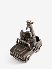 Bronze Safari Animals In Truck Ornament - Image 6 of 6