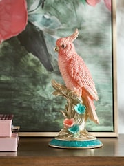 Pink/Gold Cockatoo Bird Ornament - Image 1 of 6