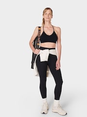 Sweaty Betty Black Glow Flex Rib 7/8 Leggings - Image 2 of 7