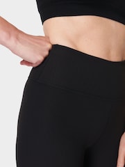 Sweaty Betty Black Glow Flex Rib 7/8 Leggings - Image 5 of 7