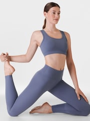 Sweaty Betty Blue Glow Flex Rib 7/8 Leggings - Image 4 of 7