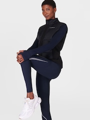Sweaty Betty Blue Zero Gravity Illuminate Run Tights - Image 4 of 9