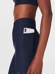 Sweaty Betty Blue Zero Gravity Illuminate Run Tights - Image 6 of 9