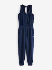 Sweaty Betty Blue Gaia Performance Yoga Jumpsuit - Image 5 of 5