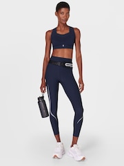 Sweaty Betty Blue Zero Gravity 7/8 Illuminate Run Tights - Image 4 of 9