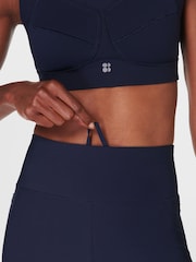 Sweaty Betty Blue Zero Gravity 7/8 Illuminate Run Tights - Image 6 of 9