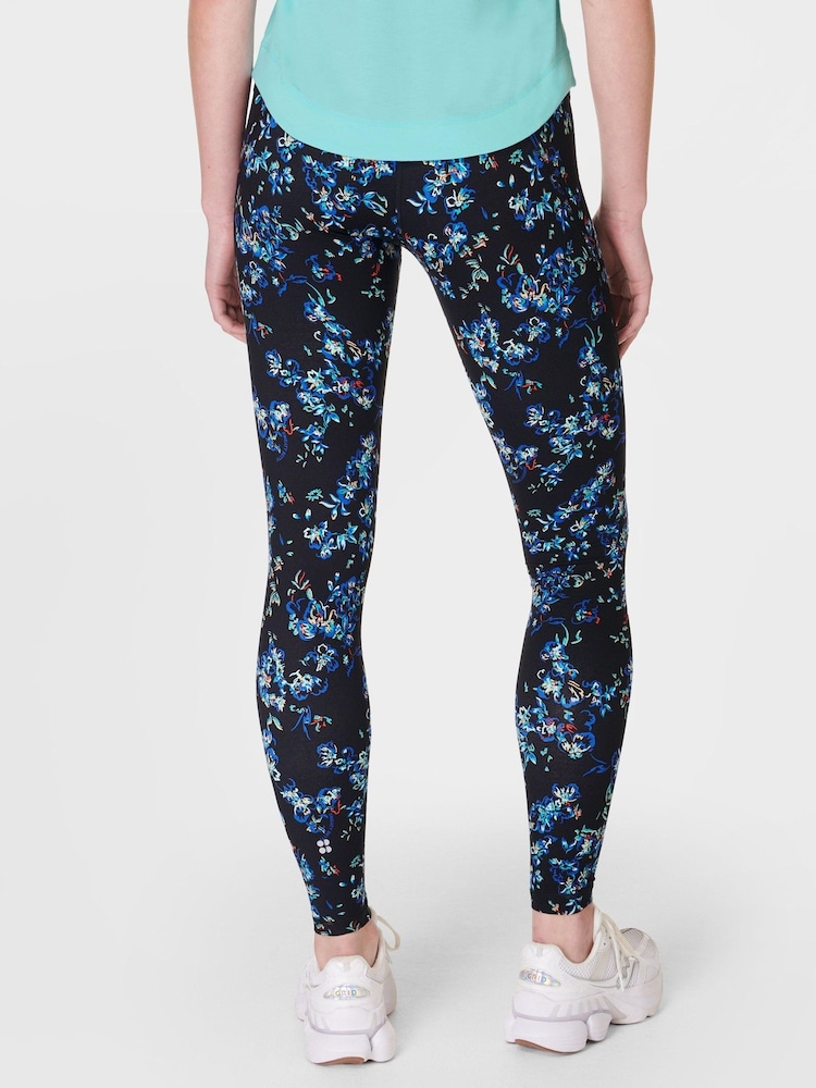Sweaty Betty Blue Chrome Power Workout Leggings - Image 1 of 10 Sweaty Betty Blue Chrome Power Workout Leggings - Image 1 of 10