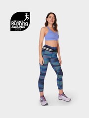 Sweaty Betty Blue 7/8 Length Zero Gravity Run Tights - Image 3 of 9
