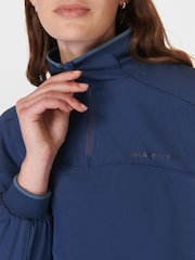 Sweaty Betty Blue Warm Up Performance Lined Half Zip Fleece - Image 5 of 8