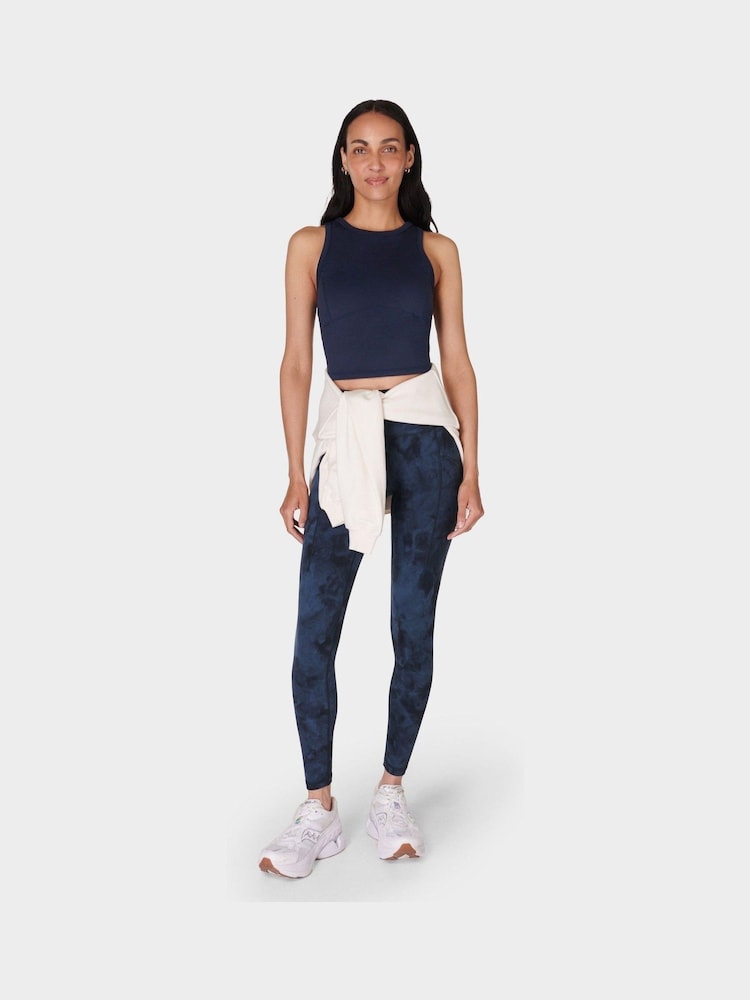 Sweaty Betty Blue Full Length Super Soft Yoga Leggings - Image 6 of 8