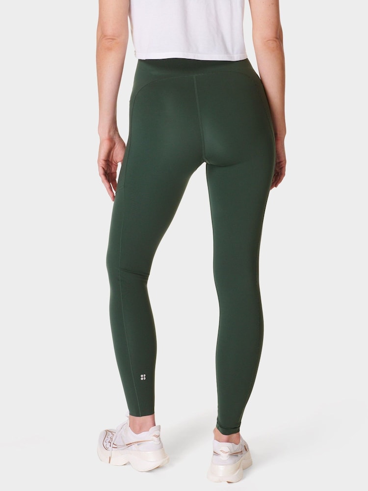 Sweaty Betty Green Full Length Power UltraSculpt High Waist Workout Leggings - Image 2 of 8