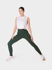 Sweaty Betty Green Full Length Power UltraSculpt High Waist Workout Leggings - Image 4 of 8