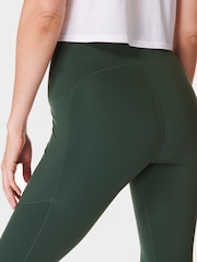 Sweaty Betty Green Full Length Power UltraSculpt High Waist Workout Leggings - Image 7 of 8