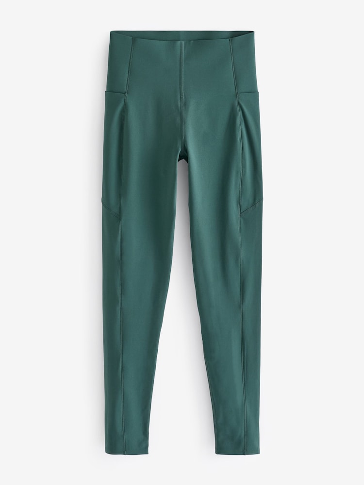 Sweaty Betty Green Full Length Power UltraSculpt High Waist Workout Leggings - Image 8 of 8