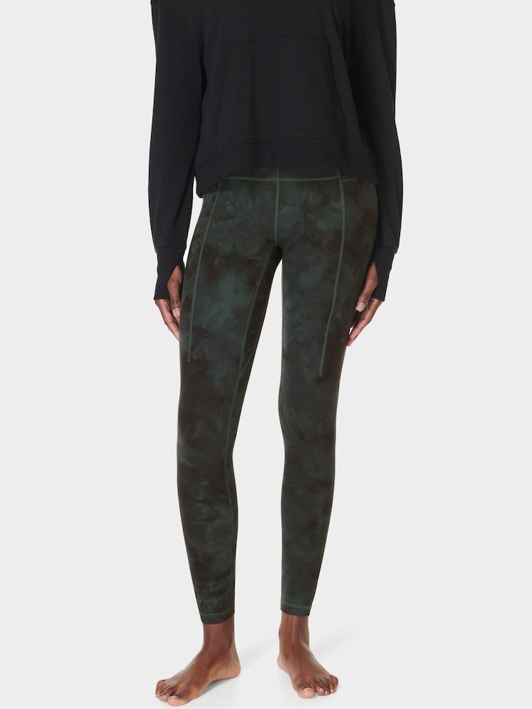 Sweaty Betty Green Full Length Super Soft Yoga Leggings - Image 1 of 8