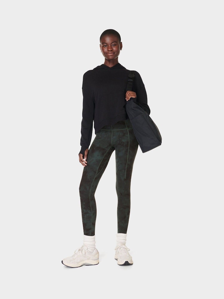 Sweaty Betty Green Full Length Super Soft Yoga Leggings - Image 4 of 8