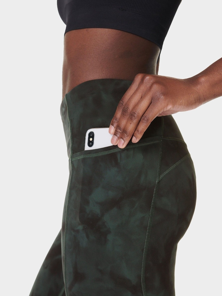 Sweaty Betty Green Full Length Super Soft Yoga Leggings - Image 5 of 8