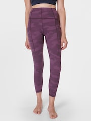 Sweaty Betty Purple 7/8 Length Super Soft Yoga Leggings - Image 1 of 7