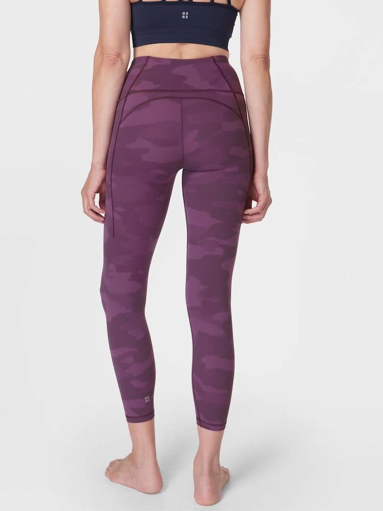 Sweaty Betty Purple 7/8 Length Super Soft Yoga Leggings - Image 2 of 7