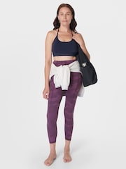 Sweaty Betty Purple 7/8 Length Super Soft Yoga Leggings - Image 3 of 7