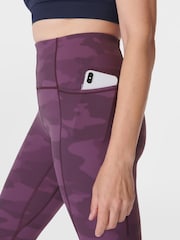 Sweaty Betty Purple 7/8 Length Super Soft Yoga Leggings - Image 6 of 7