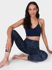 Sweaty Betty Blue 7/8 Length Super Soft Yoga Leggings - Image 4 of 8
