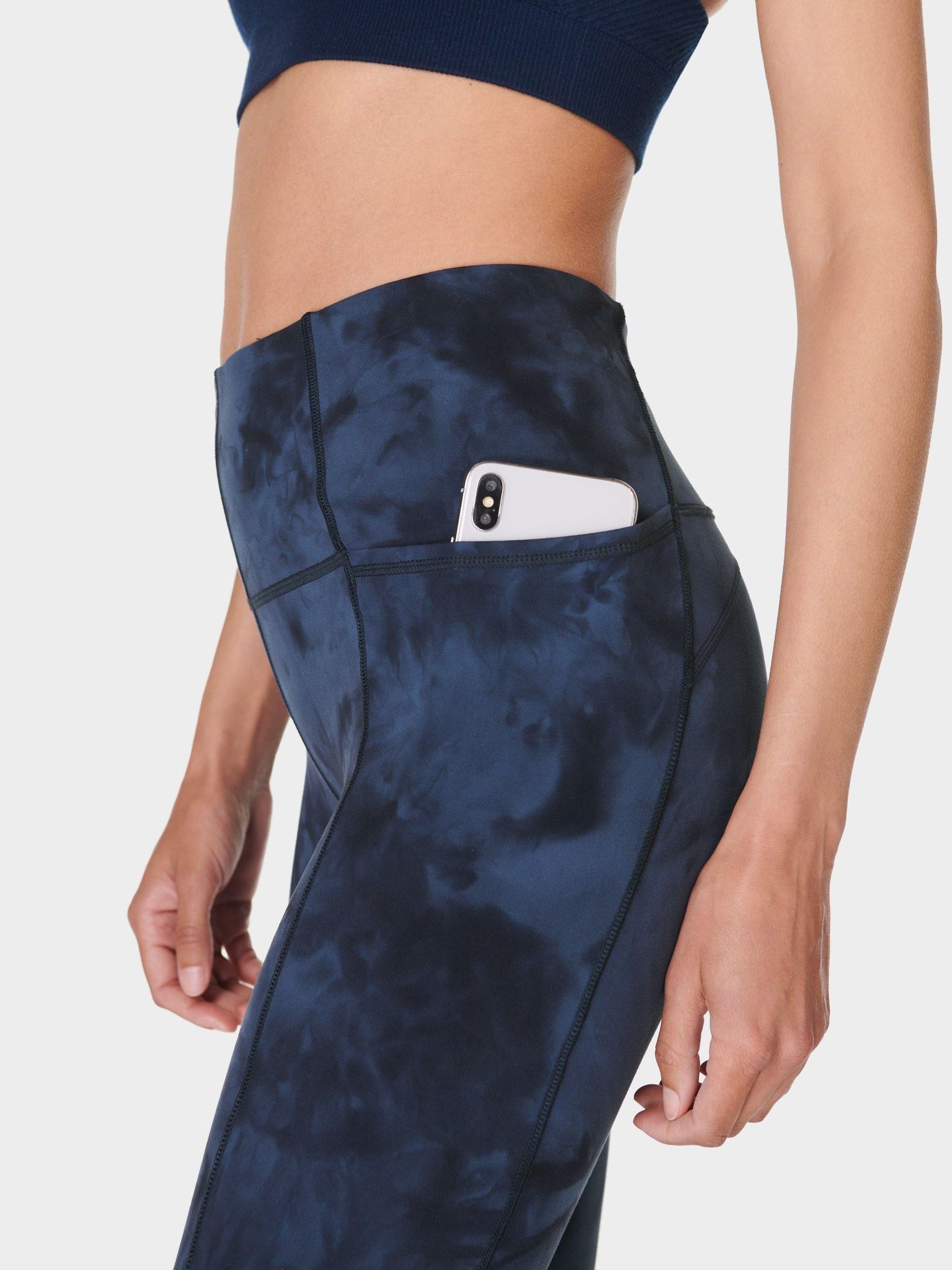 Buy Sweaty Betty Blue 7/8 Length Super Soft Yoga Leggings from
