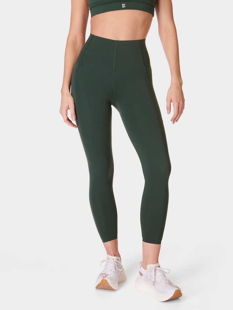 Sweaty Betty Green 7/8 Length Power UltraSculpt High Waist Workout Leggings - Image 1 of 6
