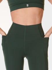 Sweaty Betty Green 7/8 Length Power UltraSculpt High Waist Workout Leggings - Image 3 of 6