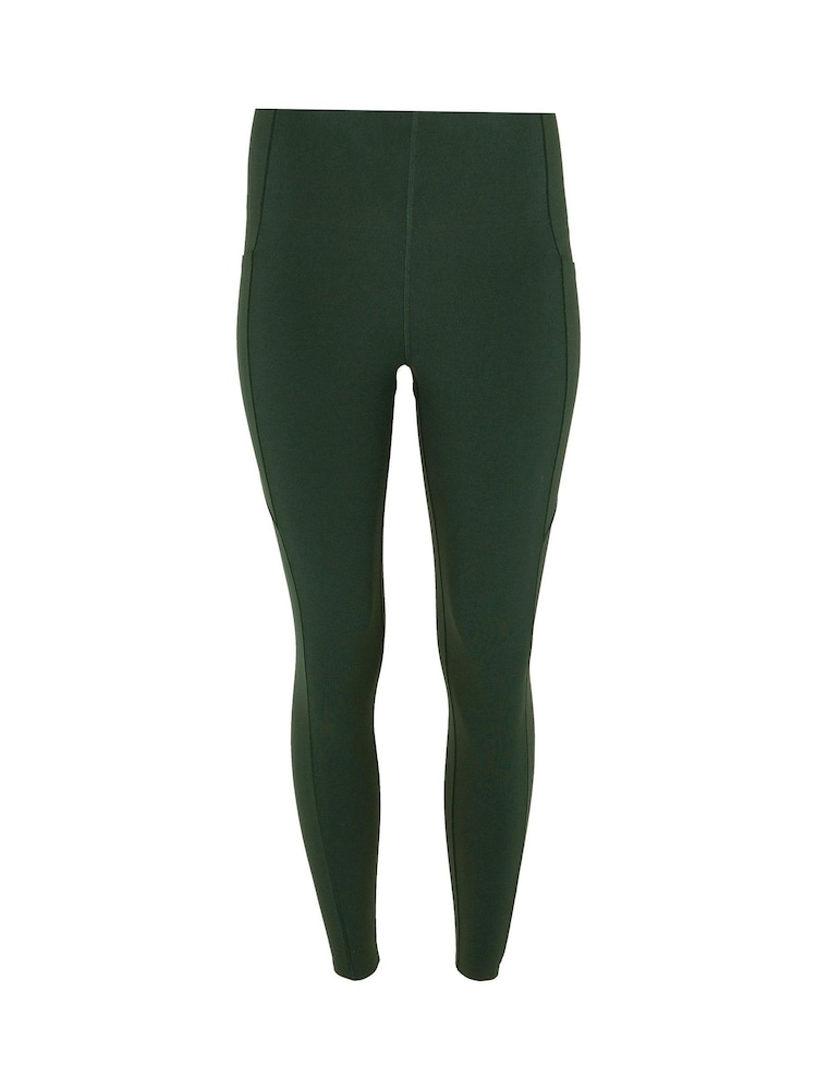 Sweaty Betty Green 7/8 Length Power UltraSculpt High Waist Workout Leggings - Image 6 of 6