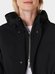 Sweaty Betty Black Winter Stride Waterproof Parka - Image 3 of 10