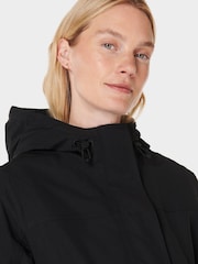 Sweaty Betty Black Winter Stride Waterproof Parka - Image 4 of 10